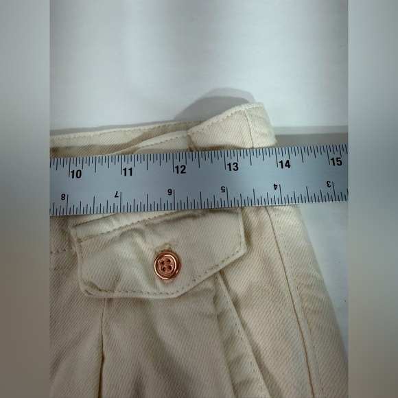 Anthropologie Pilcro Mid-Rise Wide-Leg Trouser Jeans in Natural -size 25 - Picture 8 of 11